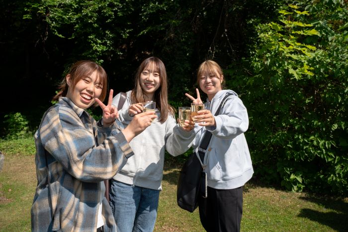 Japanska ungdomar i sommarskola