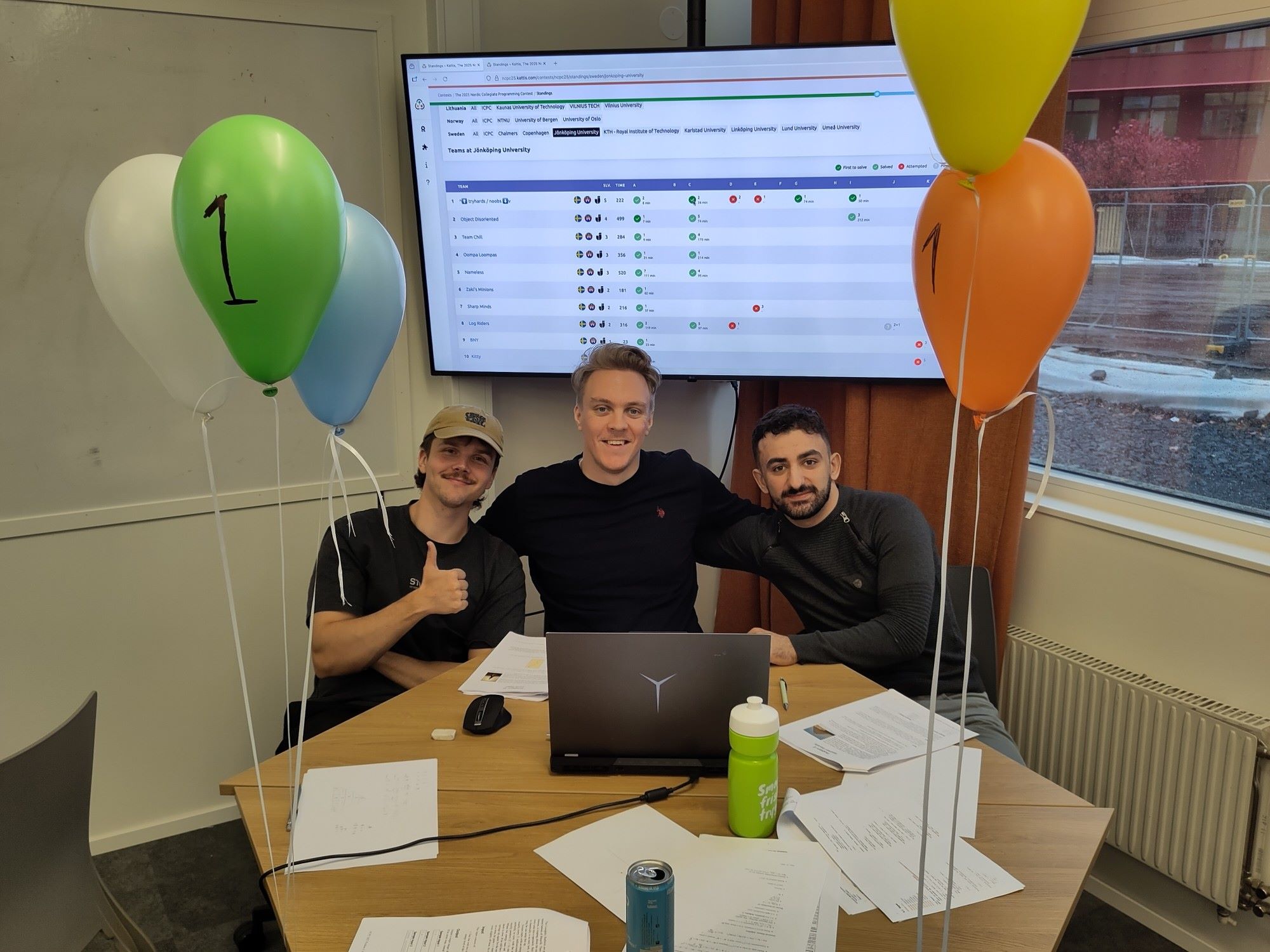 Studenter i tävling.