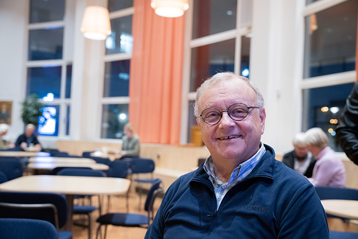 Ingemar Claesson, one of the visitors