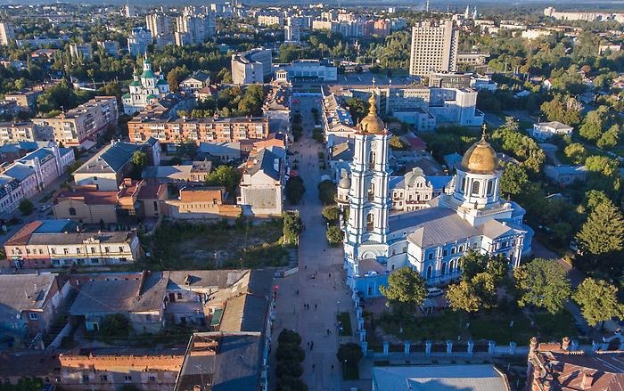 Skyline of Sumy