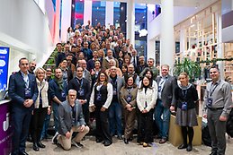 Gruppbild på alla deltagare